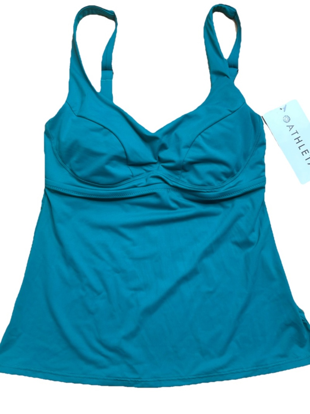 NWT Athleta Green Bondi Bra Cup Tankini 32B/C